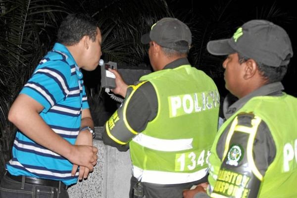 Violento año nuevo en Tolima 2 Control a conductores ebrios