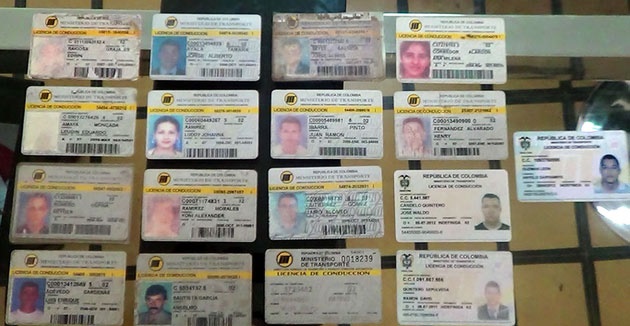 Licencias falsificadas