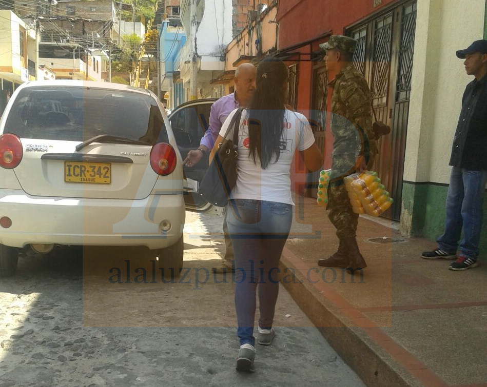 Sorprenden a concejal de Ibagué llevando refrigerios a reunión militar 3 Murillo Emiro