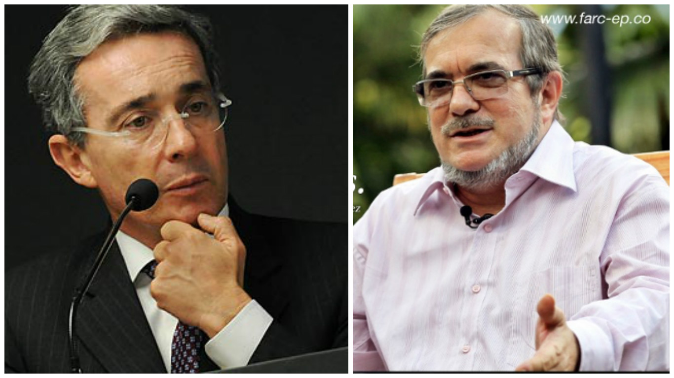 Uribe y Lider guerrillero
