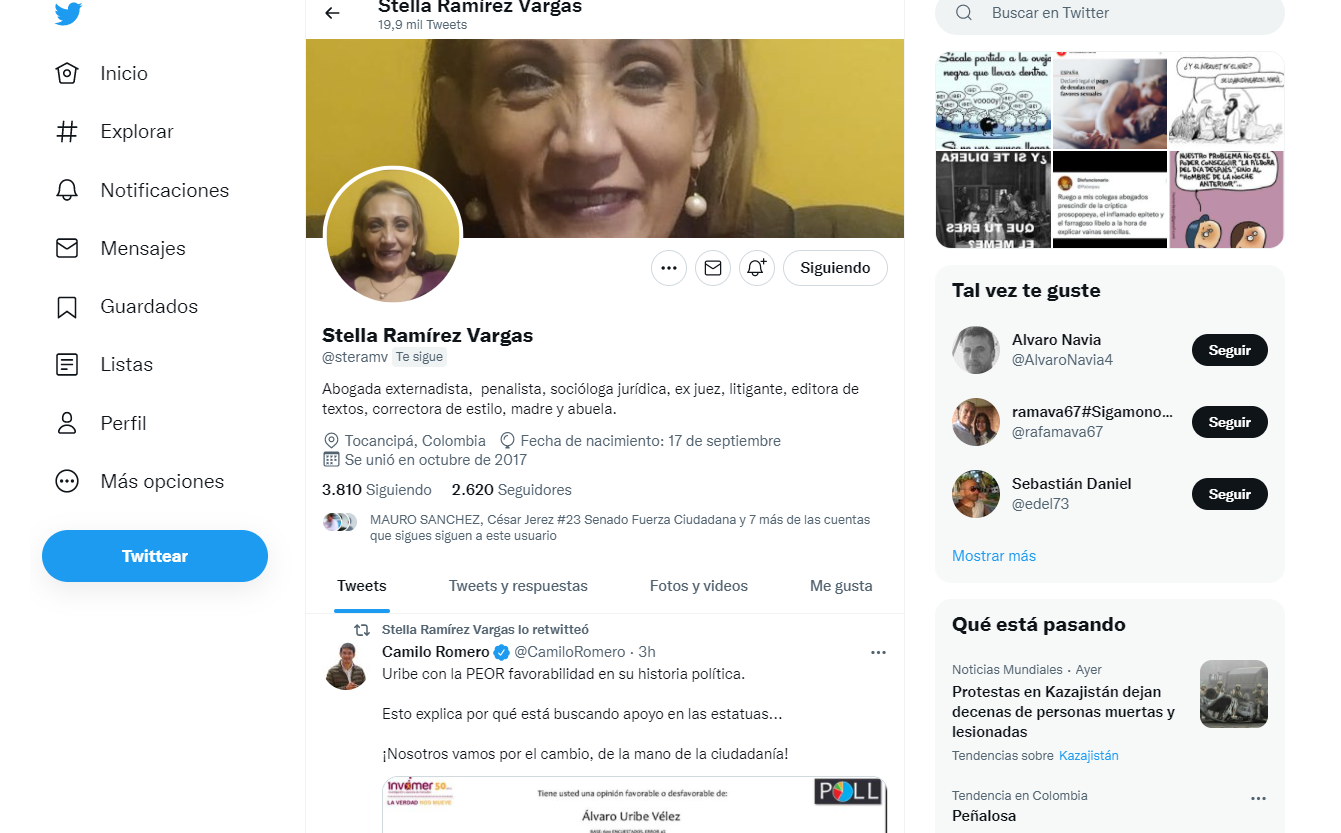 Exjuez de Ibagué condenada ahora ‘pontifica’ en redes sociales 2 Stella